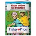 Spanish Action Pack Coloring Book W/ Crayons & Sleeve - Fitness is Fun